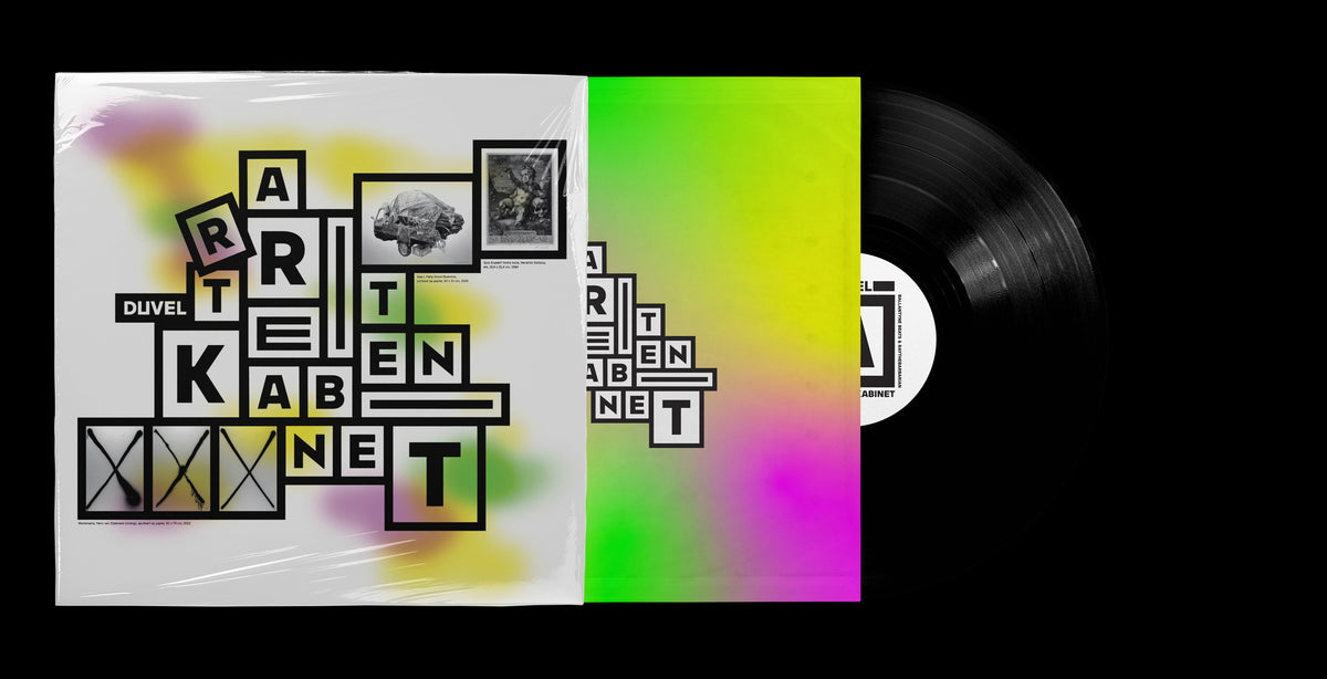 Rariteitenkabinet, sleeve and inner sleeve in green and pink with black vinyl