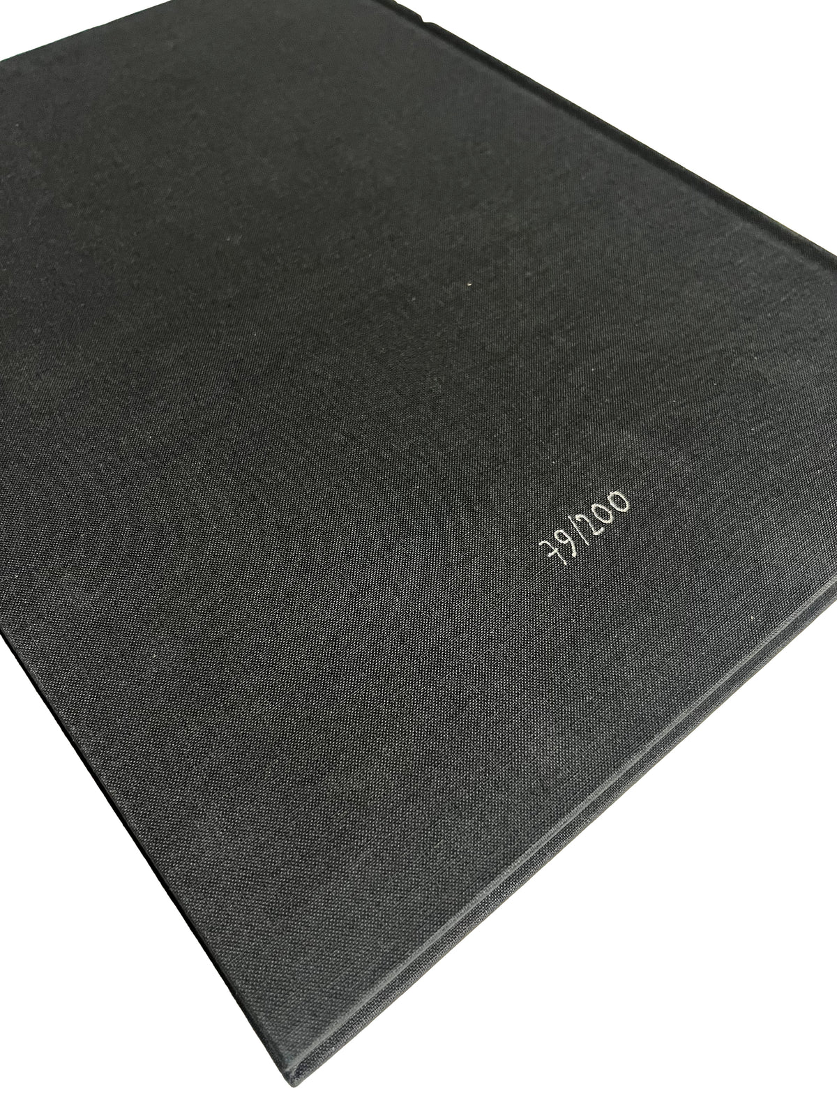 Shoe's Black Book Special Edition, close-up of the handwritten edition number on the back cover